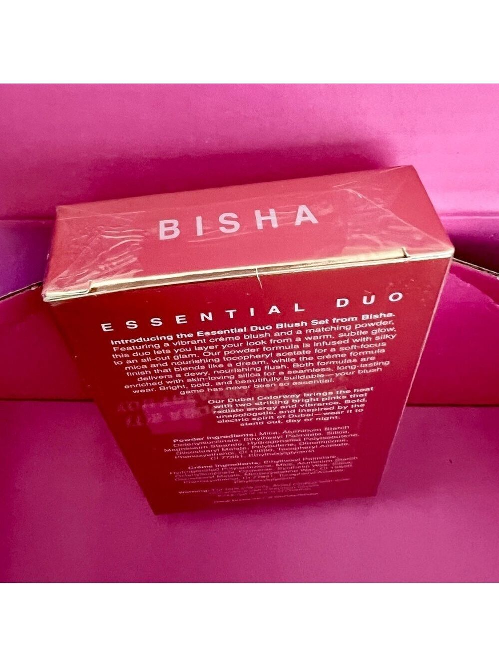 Brand New! Bisha Essential Duo Dubai Colorway Crème + Powder Blush Set - Picture 4 of 16